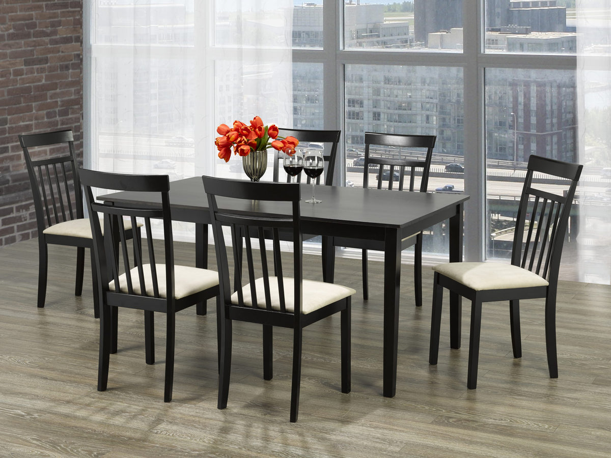 Kitchen Set With Solid Wood 7pc