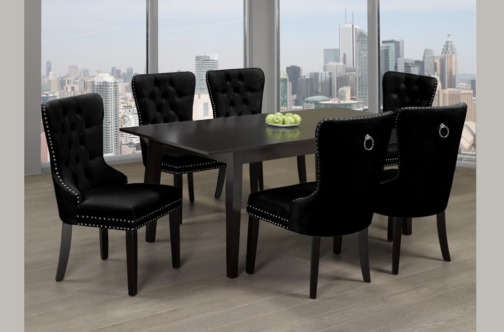 Riverton Solid Wood Dining Set 7pc