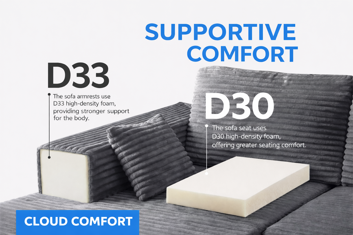 Modular Boneless Sectional
