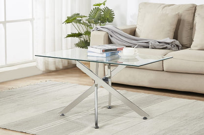 Vanta Chrome X Coffee Table
