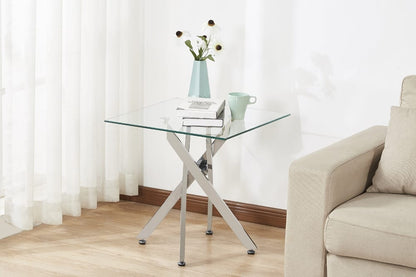 Vanta Chrome X Coffee Table