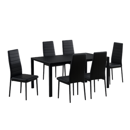 Onyx Modern 7-Piece Dining Set