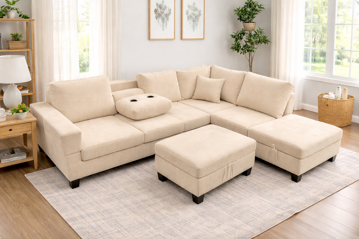 Haven Corduroy Sectional