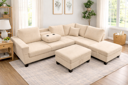 Haven Corduroy Sectional