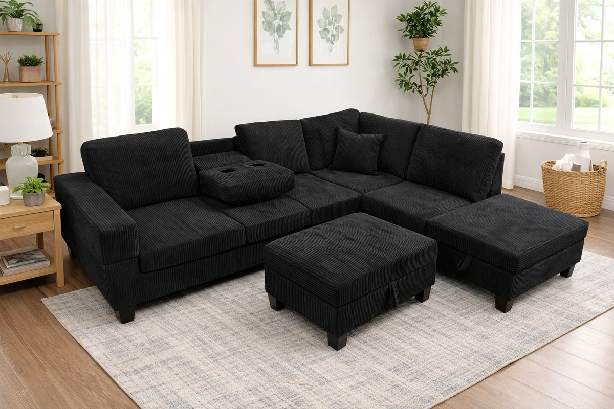 Haven Corduroy Sectional