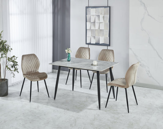 Nova Ceramic Dining Set – 5 Piece