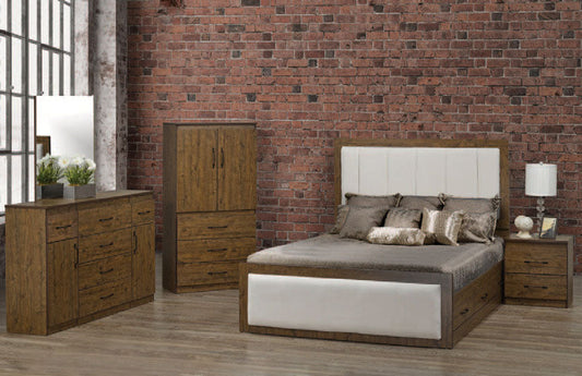 Sterling Bedroom Set – Smoke Wood