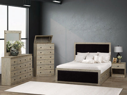 Luxe Fabric Panel Bedroom Set