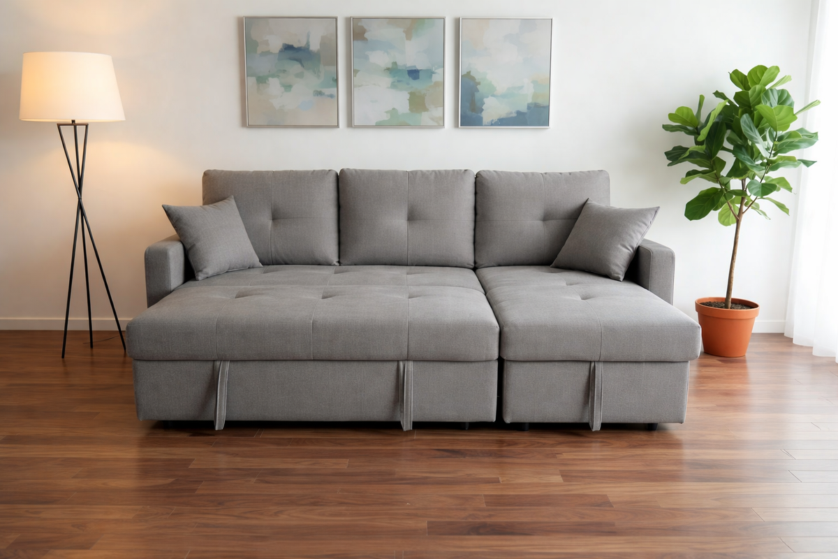 Pull-Out Sectional Sofa Bed