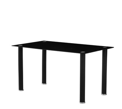Florian Glass Dining Table Set 7pc