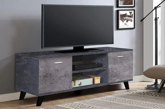 Grey Concrete TV Stand