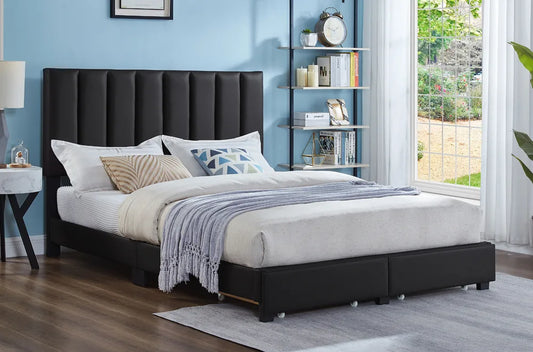 T2120 Bedframe Platform Bed w/ Storage Drawers