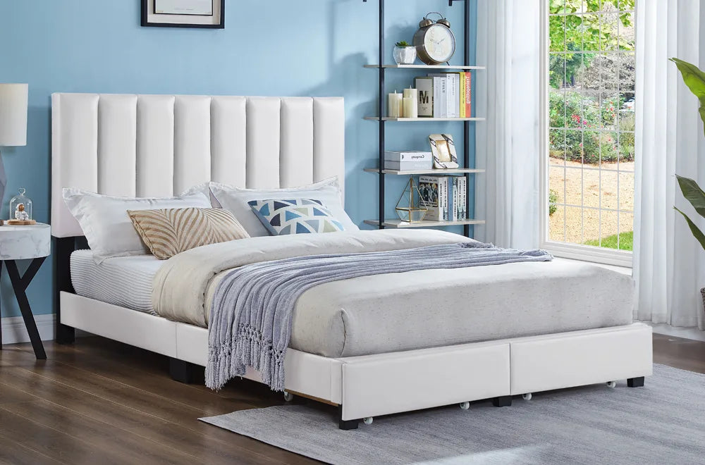T2120 Bedframe Platform Bed w/ Storage Drawers