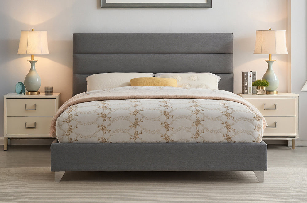Gunner Upholstered Platform Bed Frame