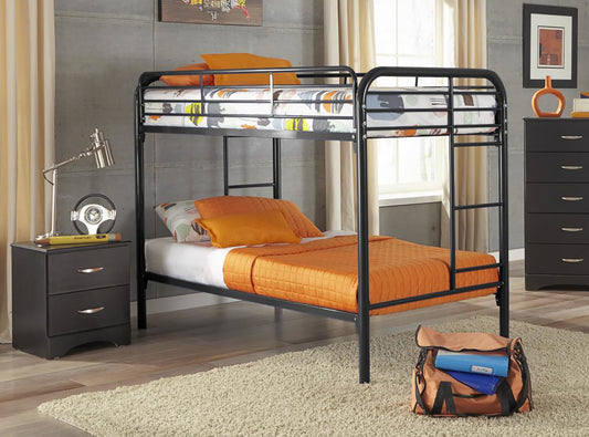 Twin Over Twin Metal Bunk Bed