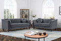 Modern Velvet Upholstered Sofa Set