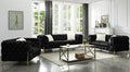 Kalmia Tufted Velvet Sofa Gold Legs