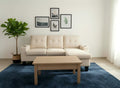 3 Seater Couch with Switchable Ottoman and Cup Holders